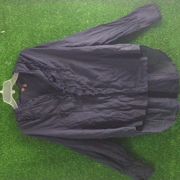 Free people one long sleeve sheer blouse - Picture 1 of 4